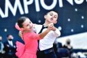 vincitori della gara di danza sportiva a Senigallia