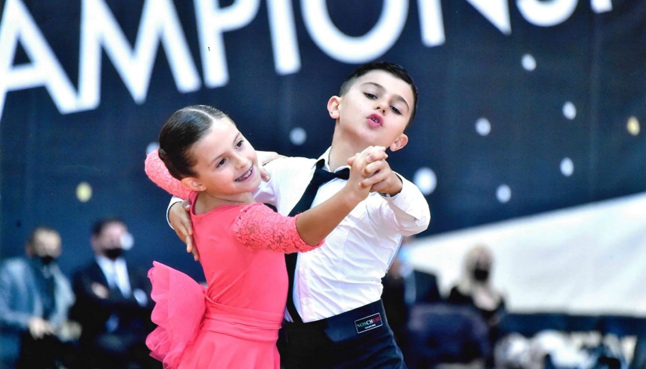 vincitori della gara di danza sportiva a Senigallia