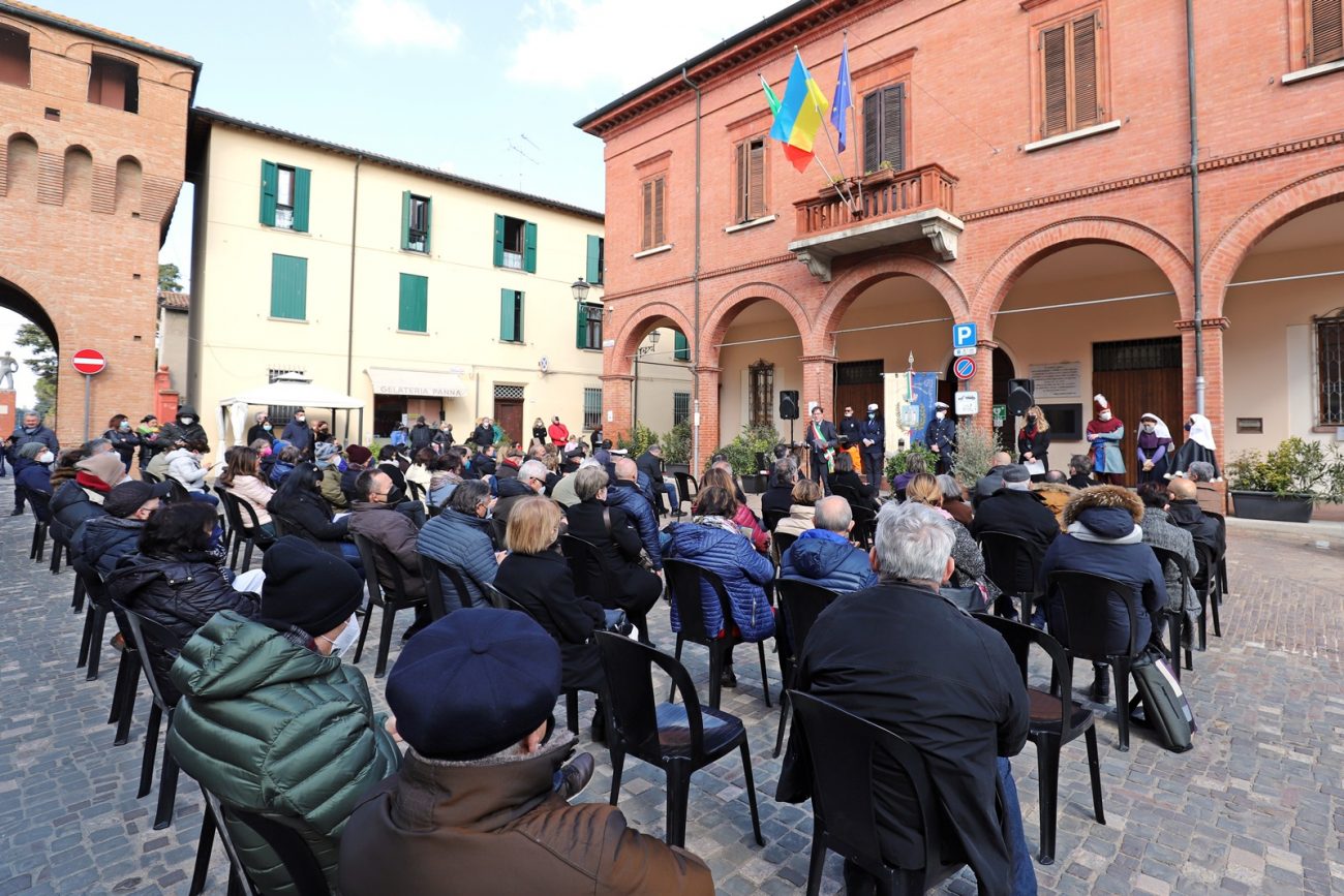 Cerimonia di ingresso di Bagnara di Romagna nel Club dei borghi più belli d'Italia, 5 marzo 2022