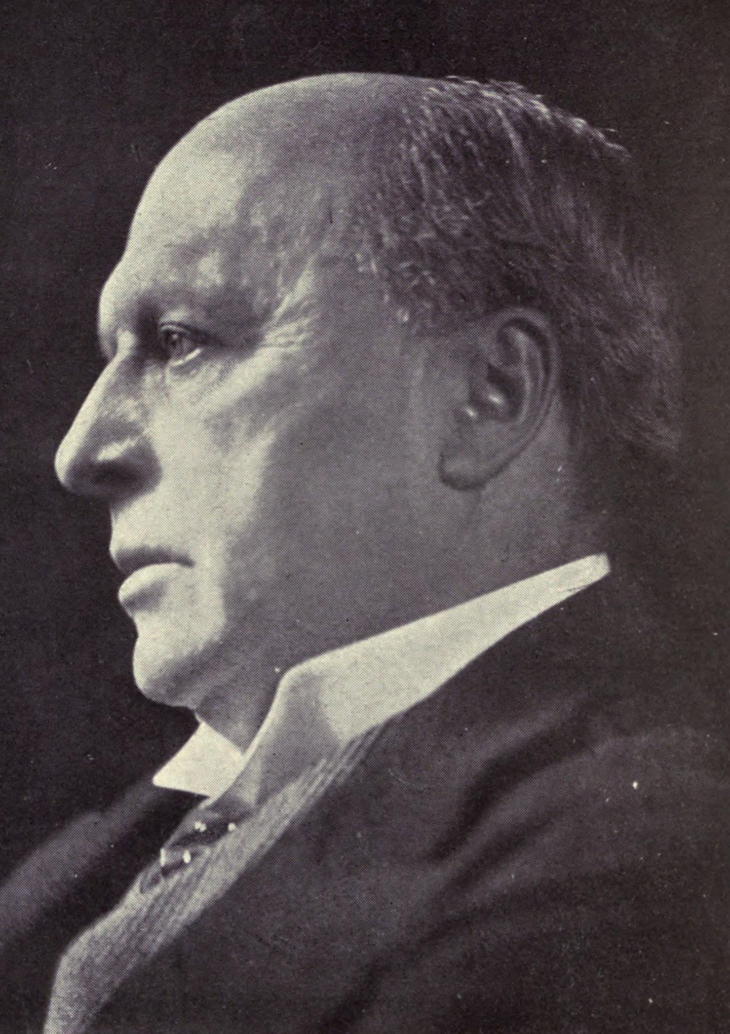 Henry James ritratto di profilo in bianco e nero