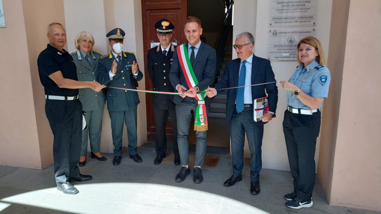inaugurazione polizia castel bolognese
