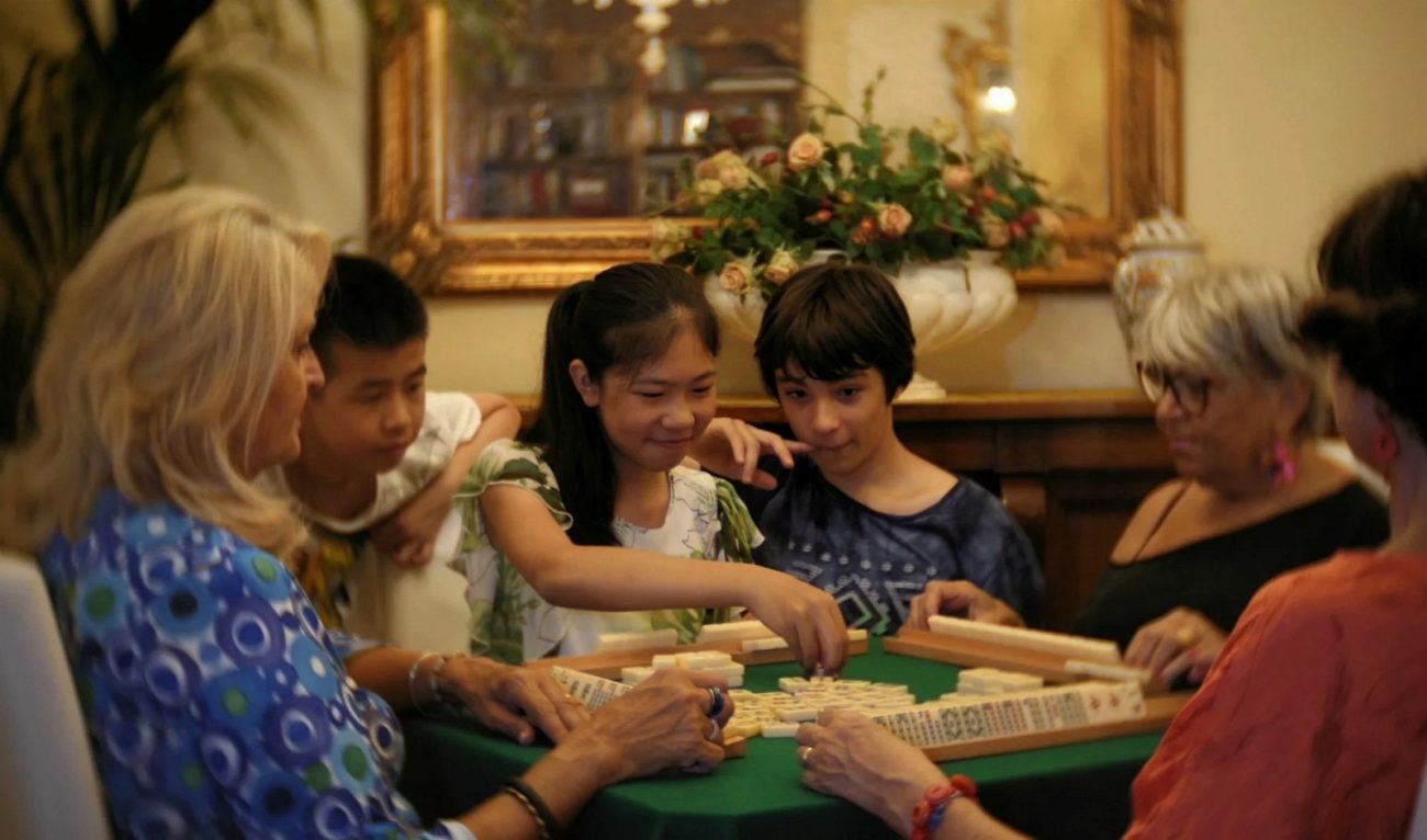 Il mahjong (immagine tratta da «Il drago di Romagna»)